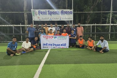 ফেনীতে বসুন্ধরা শুভসংঘের প্রীতি ফুটবল ম্যাচ অনুষ্ঠিত